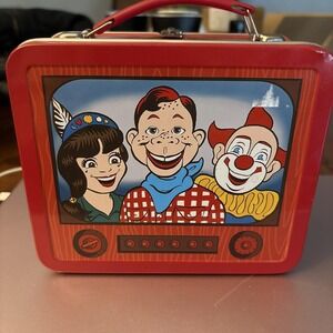 The Howdy Doody Show 1998 Hallmark Lunch Box Metal Vintage
